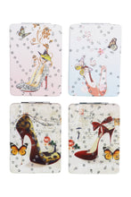 Load image into Gallery viewer, Cap Zone - Fashion Heels Souvenir Glitter Compact Mirror: ASSORTED / ONE SIZE