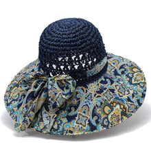 Load image into Gallery viewer, ACCITY - BOHEMIAN STYLE BEACH SUN HAT_CWAH1452: White / (OS) 1