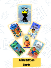 Load image into Gallery viewer, 3 Kool Kings - King Trainee Affirmation Card Deck (30 count)