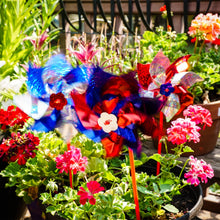 Load image into Gallery viewer, In the Breeze, LLC. - Patriotic Mylar Pinwheels - 8 PC