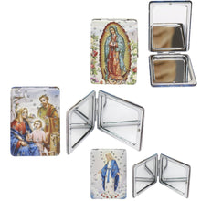 Load image into Gallery viewer, TAPA fashion - Religious Rectangular Glitter Compact Makeup Mirror JM6423-2 (12PC): ASSORTED