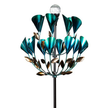 Load image into Gallery viewer, Evergreen Enterprises - Solar Metal Wind Spinner, Calla Lily, 74"H