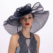 Load image into Gallery viewer, KaKyCo - Large Wrapped Abstract Bow Sinamay Hat | 116033: Lilac