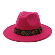 Load image into Gallery viewer, ACCITY - AUTUMN AND WINTER EUROPEAN AND AMERICAN JAZZ HAT_CWAH1774: White / (OS) 1