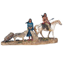 Load image into Gallery viewer, MLC HOME - 9"H Indian Couple Native American Figurine Home Decor Gifts