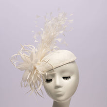 Load image into Gallery viewer, KaKyCo - AJ780S Small Base With Variety Feather On Top Fascinator: Fuchsia