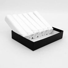 Load image into Gallery viewer, Selini New York - Boxed Men's Cotton Plain Handkerchiefs 6pcs Set