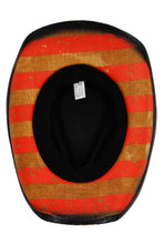 Load image into Gallery viewer, Cap Zone - Vintage American Flag Star Brim Straw Cowboy Hat: Tan/Black