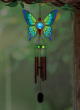 Load image into Gallery viewer, Sunset Vista Designs - 38" Butterfly Spring Garden Solar Wind Chime - 93823