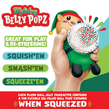 Load image into Gallery viewer, Novelty Brands - SO MUCH FUN! CHRISTMAS BELLY POPZ PLUSH TOY- 6 PER DISPLAY