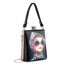 Load image into Gallery viewer, Handbag Express - Retro Print Petite Hand Tote: Multi2