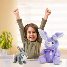 Load image into Gallery viewer, Dimple - Plush Bunny Bella Purple Singing Baby Soft Bunny
