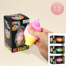 Load image into Gallery viewer, Sensibling Corp. - 12PCS - Ice Cream Cone Squishy Stress Relief Ball Toy