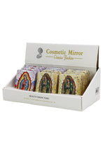Load image into Gallery viewer, Cap Zone - Guadalupe Glitter Compact Makeup Mirror: ASSORTED / ONE SIZE