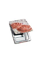 Load image into Gallery viewer, Cap Zone - Rose Floral Glitter Makeup Mirror - 12 pcs