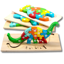 Load image into Gallery viewer, JSBlueRidge Toys - Montessori Jigsaw Wooden Puzzles Kids Toy- Assorted