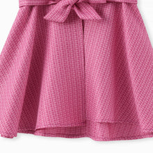 Load image into Gallery viewer, PatPat - Toddler/Kid 3pcs Fashionale Suit Dress & Tee & Shorts Set: Peach* / Kids: 7-8 Years
