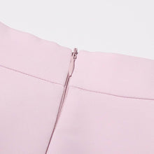 Load image into Gallery viewer, Productseeker - SET107 Rose Blazer & Pleated Skirt Set: Pink / English / L