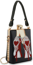 Load image into Gallery viewer, Handbag Express - Retro Red Heels Print Petite Hand Tote: Multi5