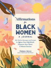 Load image into Gallery viewer, Simon & Schuster - Affirmations for Black Women: A Journal by Oludara Adeeyo: Hardcover; 224 pages / English