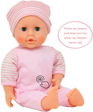 Load image into Gallery viewer, The New York Doll Collection - Interactive Talking Baby Doll Doctor Set - 14” Doll Pink