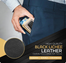 Load image into Gallery viewer, Claasico - Money Clip Leather Wallet For Men: Coffee