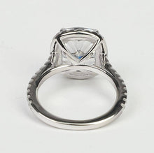 Load image into Gallery viewer, Diamond Veneer Travel Jewelry - 5CT Radiant Cushion Diamond Veneer Cubic Zirconia Ring. 800R066: 7 / Canary