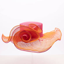 Load image into Gallery viewer, KaKyCo - Double Layer Of Sinamay Floppy Hat | 122131: Olive/Ivory