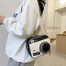 Load image into Gallery viewer, ACCITY - CAMERA-SHAPED SHOULDER BAG_CWAB1001: Black / (OS) 1