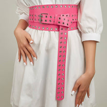 Load image into Gallery viewer, ACCITY - FASHIONABLE RETRO ELASTIC WAISTBAND_CWABE0283: Black / (OS) 1