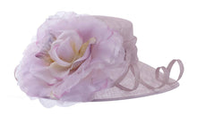 Load image into Gallery viewer, Toucan Hats/Carole Amper Inc. - Giant Silk Rose Hatter: Lavender