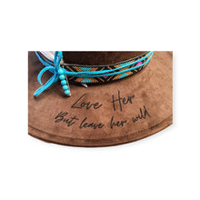 Load image into Gallery viewer, Wild Indigo - Love Her But Leave Her Wild Burned Hat: Suede Brown / Rancher