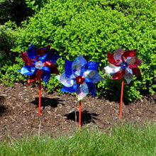 Load image into Gallery viewer, In the Breeze, LLC. - Patriotic Mylar Pinwheels - 8 PC