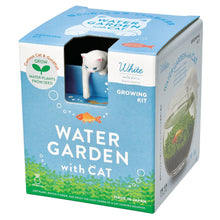 Load image into Gallery viewer, Noted - Water Garden with Cat - White