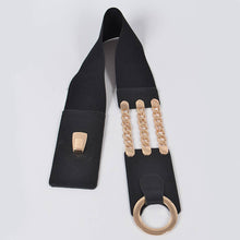 Load image into Gallery viewer, 3AM BY H&D ACCESSORIES - Complicated Elastic Belt: White Silver
