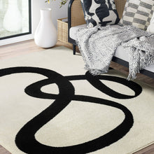 Load image into Gallery viewer, Abani Rugs - Abani Rugs Deco DEC500A Modern Abstract Ribbon Area Rug: 7'9" x 10'2"