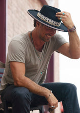 Load image into Gallery viewer, American Hat Makers - Wool Felt Teardrop Curled Brim Hat- Style Lounge: Black / LG