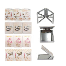 Load image into Gallery viewer, TAPA fashion - Butterfly Floral Beauty Makeup Compact Mirror JM5921-6 (12PC): ASSORTED
