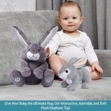 Load image into Gallery viewer, Dimple - Milo Grey Singing Bunny & Soft Plush Baby Bunny