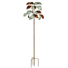 Load image into Gallery viewer, Evergreen Enterprises - VivaStyle Wind Spinner, Verdigris & Copper Leaf, 96"H
