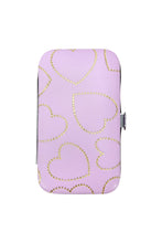 Load image into Gallery viewer, Cap Zone - Bling Hearts Vegan Leather 7-pcs Nailcare Kit: ASSORTED / ONE SIZE