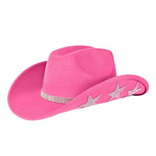Load image into Gallery viewer, MiMi Wholesale - VCC0078 Hannah Star Rhinestone Cowboy Hat: Camel