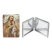 Load image into Gallery viewer, TAPA fashion - Religious Rectangular Glitter Compact Makeup Mirror JM6423-2 (12PC): ASSORTED