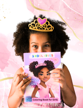 Load image into Gallery viewer, 3 Kool Kings - Positive Vibes: Color and Activity Book For Black Girls