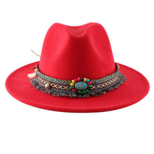 Load image into Gallery viewer, ACCITY - WOMEN RETRO WARM FELT HAT JAZZ HAT_CWAH0753: KHAKI / (OS) 1
