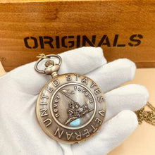 Load image into Gallery viewer, WoodWristCo - Vintage Bronze Fire Fighter Retro Military Man Watches: Bronze Fighter