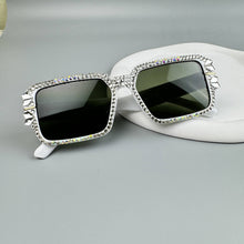 Load image into Gallery viewer, Ole - Handmade Square Rhinestone Sunglasses