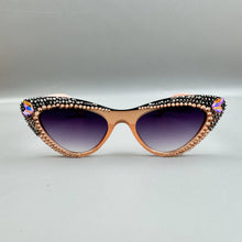 Load image into Gallery viewer, Ole - Handmade Rhinestone Cat Eye Sunglasses