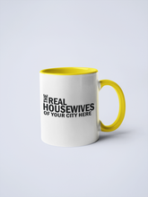 Load image into Gallery viewer, Calm Down Caren - Real Housewives of YOUR CUSTOM CITY Coffee Mug: Red / 11 oz.