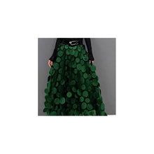 Load image into Gallery viewer, UZ Wholesale Store - Versatile High-Waisted Polka Dot A-Line Skirt: BLACK / One_size